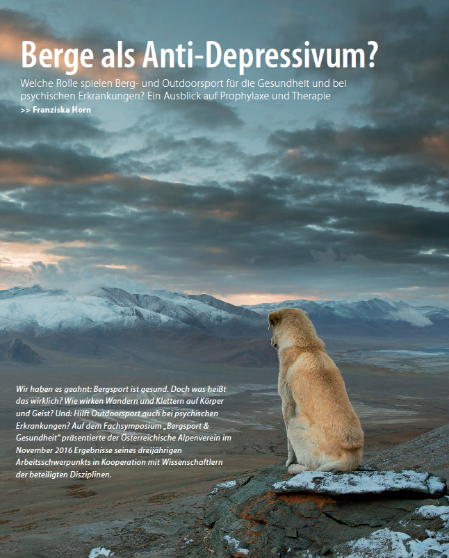 Berge als Anti-Depressivum? Alpenvereinsjahrbuch 2018 | Pauli-Trenkwalder, Berge & Psychologie