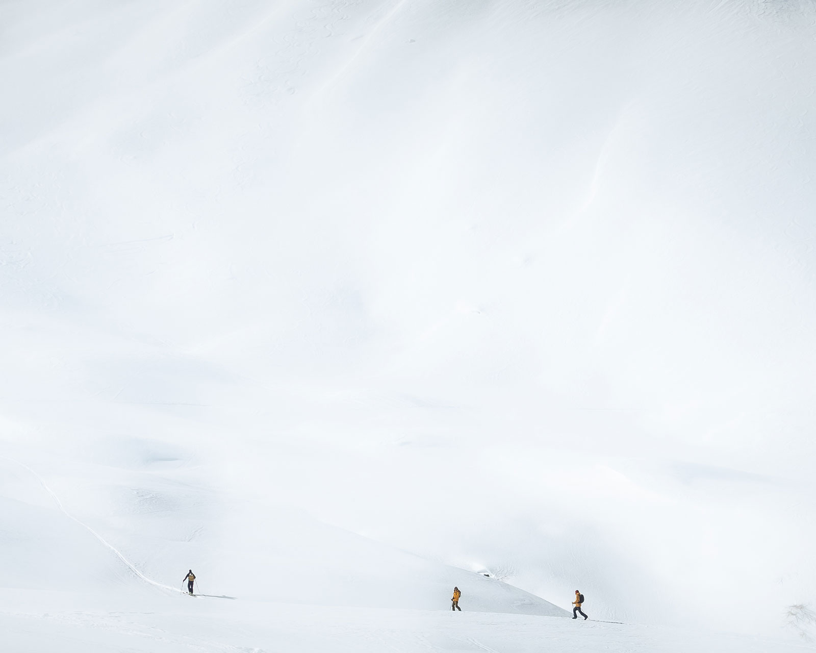 Weiß. Skitour in Südtirol | Pauli Trenkwalder, Berge & Psychologie